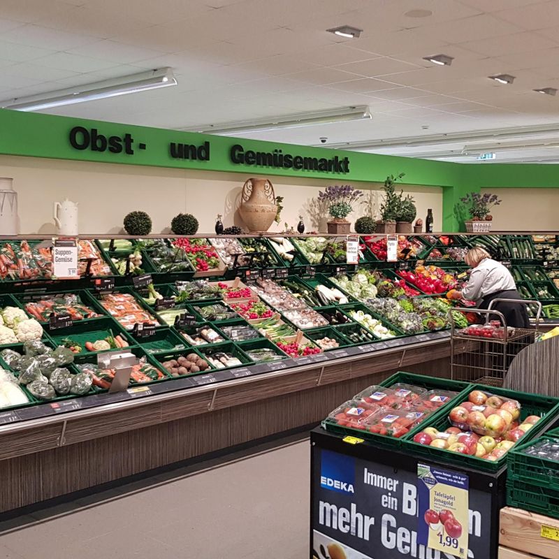 Obst- und Gemüseabteilung