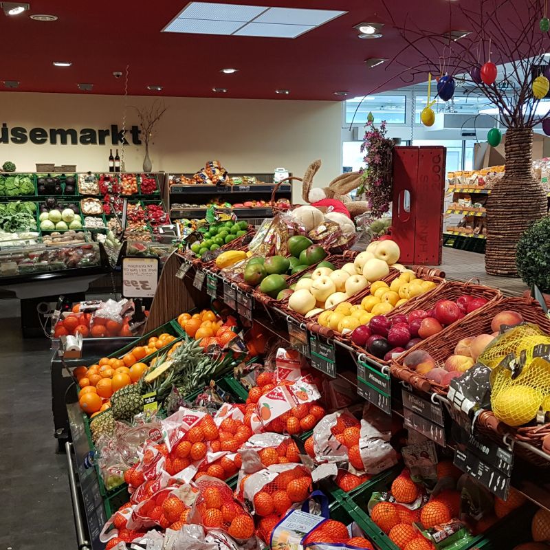 Obst- und Gemüseabteilung