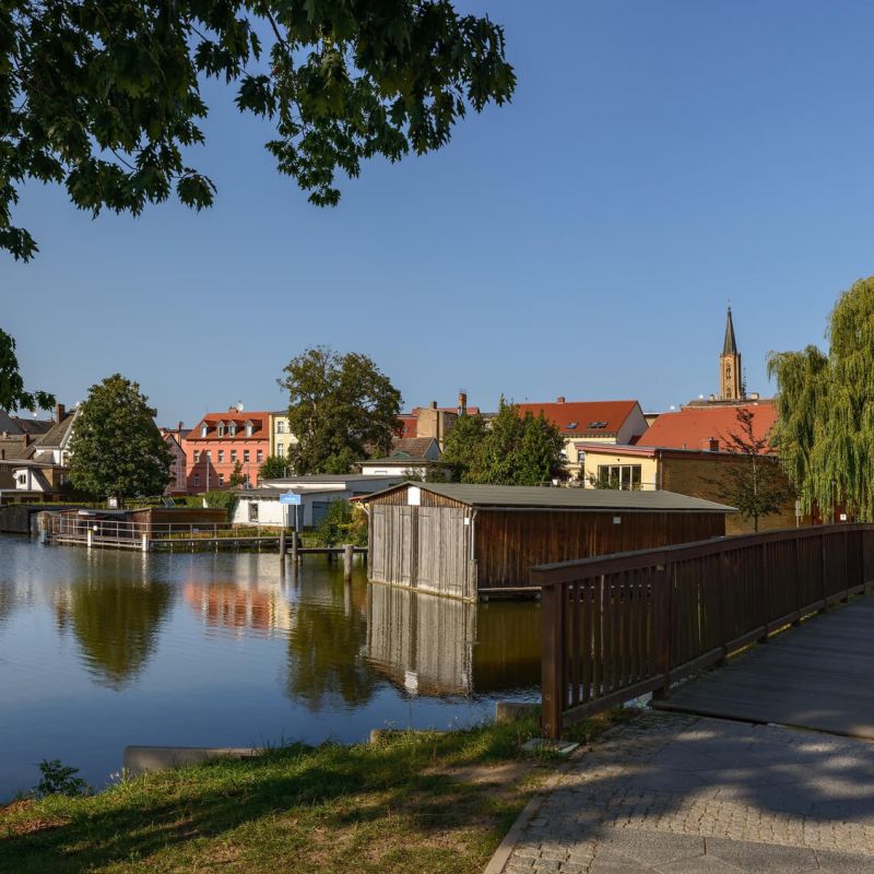 Die "Gänsehavel" in der Wasserstadt Fürstenberg